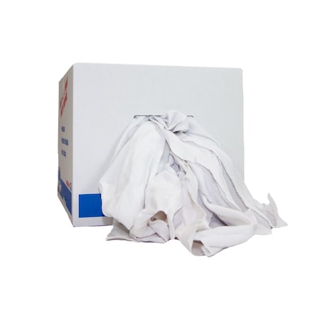 Monarch WPKSM Knit Wipers White New - 10lb Bag N-WPKSM-10BG